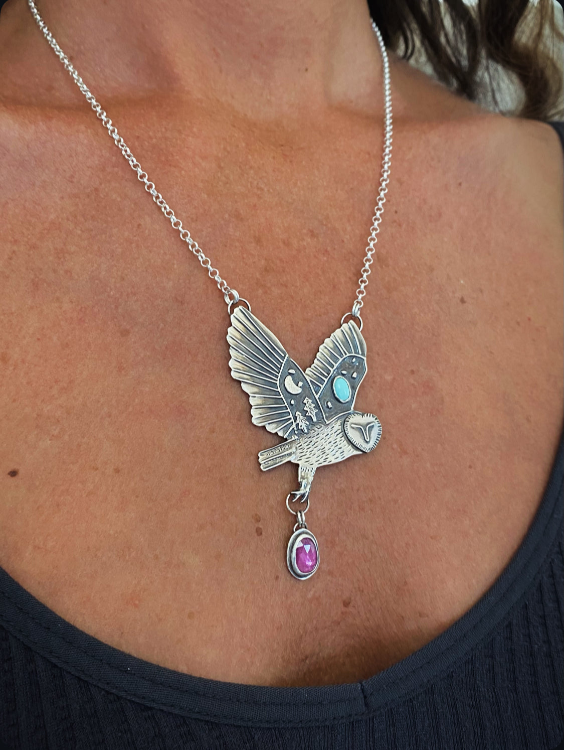Owl Statement Necklace