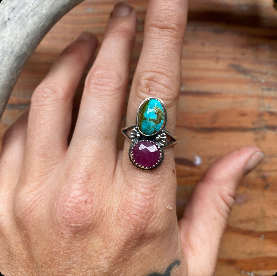 In Bloom Ruby Ring