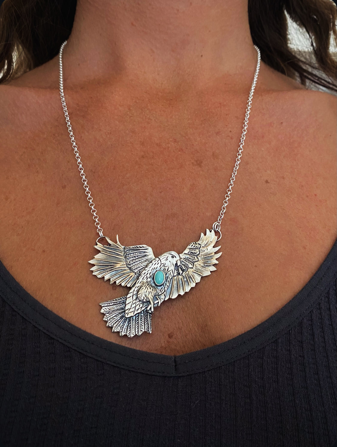 Hawk Statement Neckalce