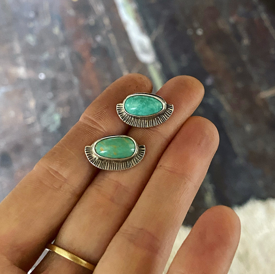 Turquoise Studs