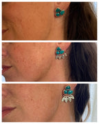 Turquoise Ear Jackets
