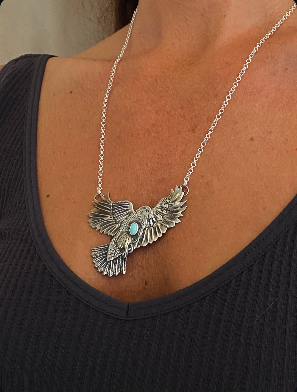 Hawk Statement Neckalce