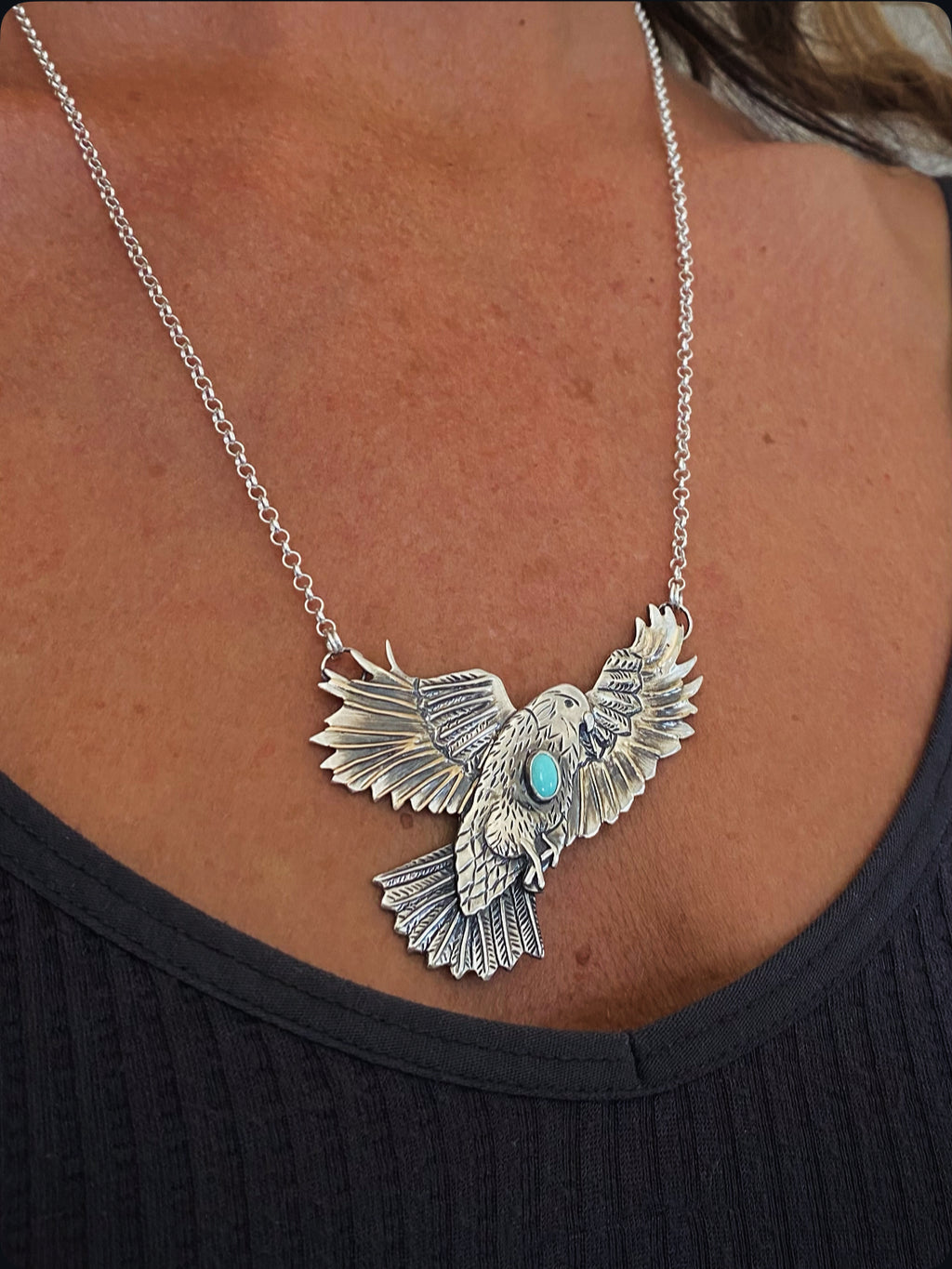 Hawk Statement Neckalce