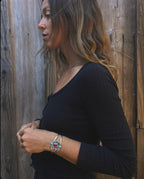 Climbing Vine Ruby Cuff
