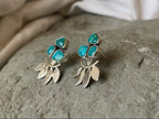 Turquoise Ear Jackets