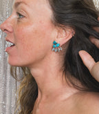 Turquoise Ear Jackets