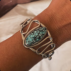 Turquoise Snake Statement Cuff