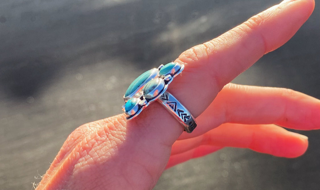 Turquoise Cuff Ring