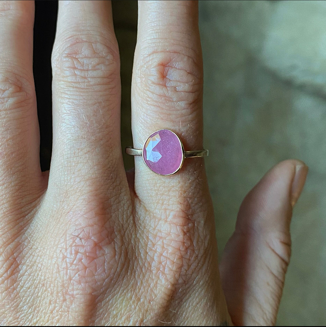 14k Gold Ruby Ring