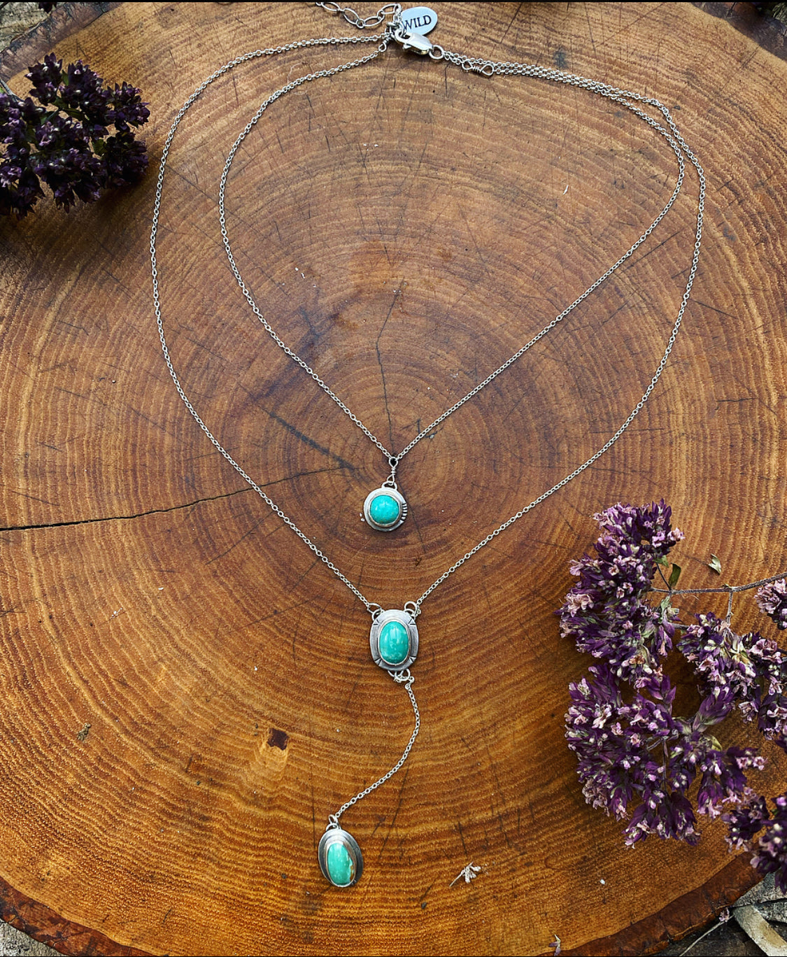 Triple Stone Necklace