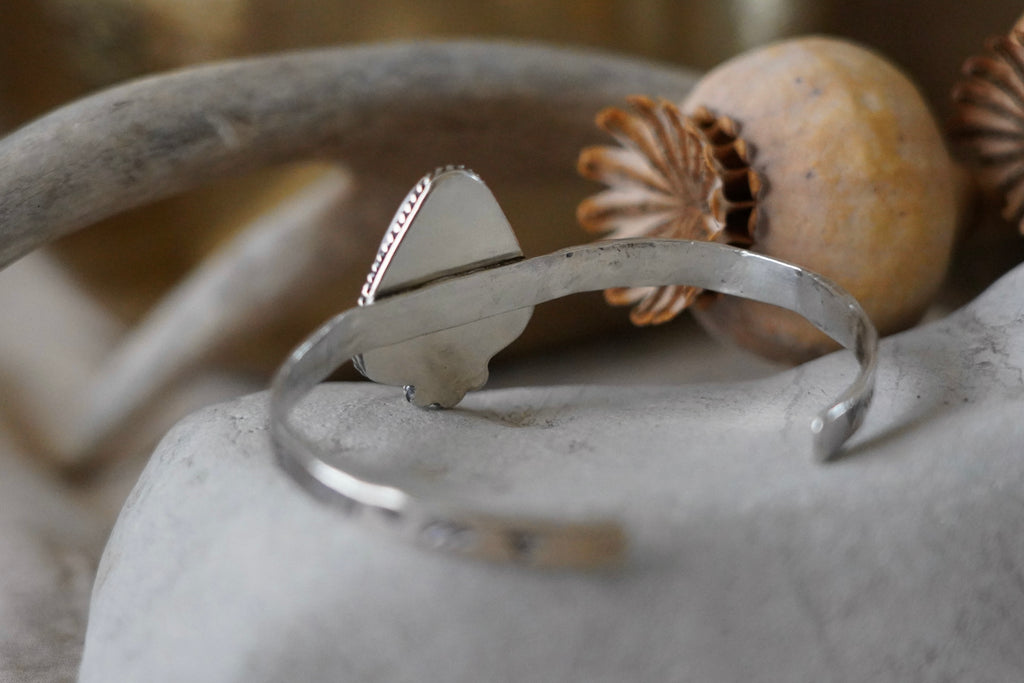 Hammered Turquoise Cuff