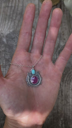 Climbing Vine Ruby Necklace